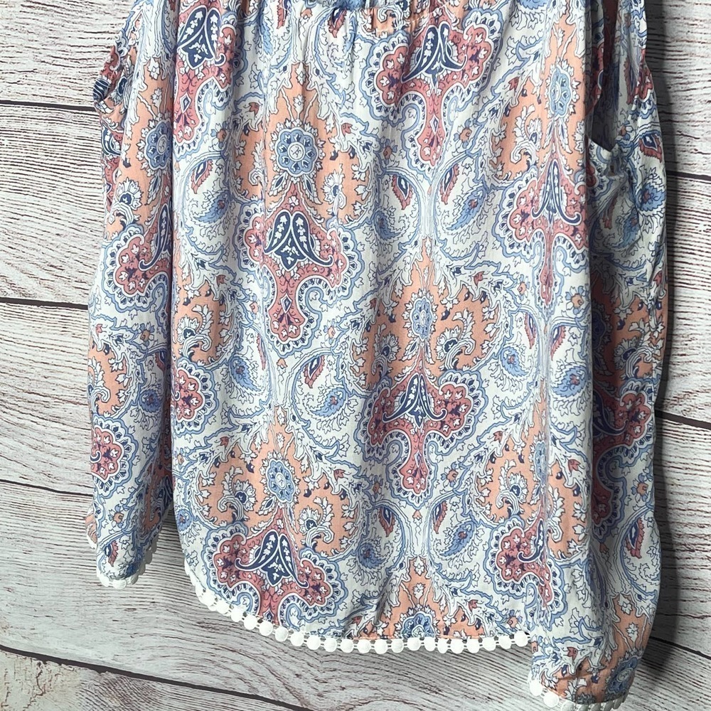 Victoria's Secret Paisley Boho Lounge Pajama Cami Camisole Top Large New - Picture 10 of 11